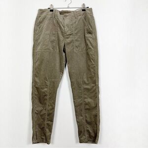 Banana Republic Women’s Sage Green Utility‎ Corduroy Straight Leg Pants Size 6
